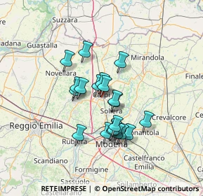 Mappa Via Tiziano Vecellio, 41012 Carpi MO, Italia (10.5255)