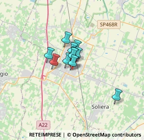 Mappa Via Tiziano Vecellio, 41012 Carpi MO, Italia (1.8)