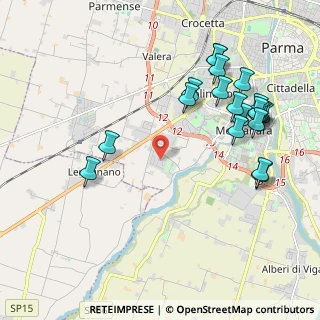 Mappa Via Bartolomeo da Parma, 43125 Parma PR, Italia (2.3565)