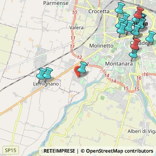 Mappa Via Bartolomeo da Parma, 43125 Parma PR, Italia (3.505)