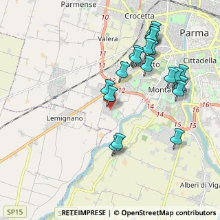 Mappa Via Bartolomeo da Parma, 43125 Parma PR, Italia (2.181)