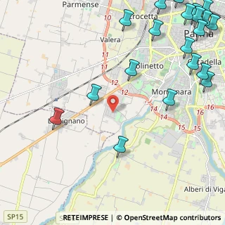 Mappa Via Bartolomeo da Parma, 43125 Parma PR, Italia (3.4685)