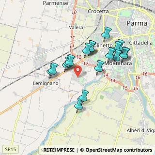 Mappa Via Bartolomeo da Parma, 43125 Parma PR, Italia (1.6875)