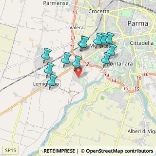 Mappa Via Bartolomeo da Parma, 43125 Parma PR, Italia (1.6425)