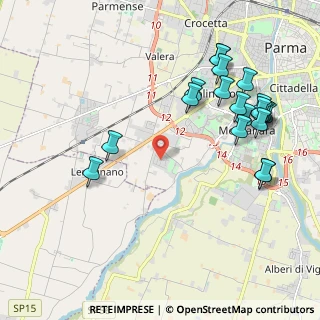 Mappa Via Alessandro Minuziano, 43125 Parma PR, Italia (2.406)