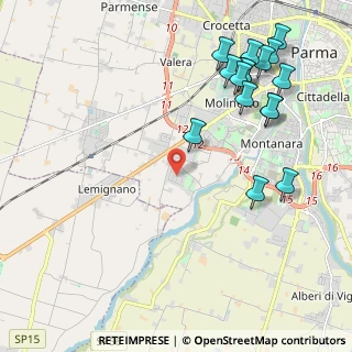 Mappa Via Alessandro Minuziano, 43125 Parma PR, Italia (2.60375)