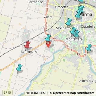 Mappa Via Alessandro Minuziano, 43125 Parma PR, Italia (3.03727)