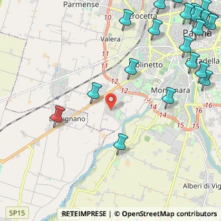 Mappa Via Alessandro Minuziano, 43125 Parma PR, Italia (3.5075)