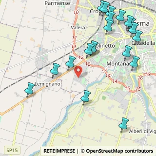 Mappa Via Alessandro Minuziano, 43125 Parma PR, Italia (2.794)