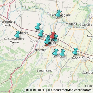 Mappa Via Alessandro Minuziano, 43125 Parma PR, Italia (10.87917)