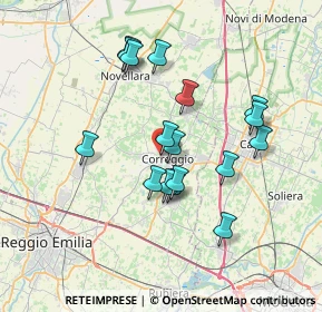 Mappa Via Alessandro Manzoni, 42015 Correggio RE, Italia (6.48353)