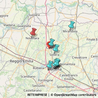 Mappa Via Ugo da Carpi, 41012 Carpi MO, Italia (11.74364)