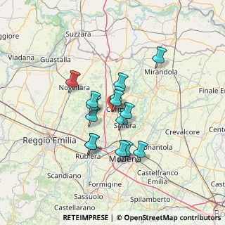 Mappa Via Ugo da Carpi, 41012 Carpi MO, Italia (10.27533)