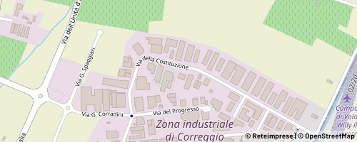Mappa Correggio