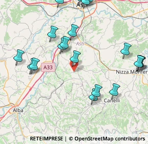 Mappa Strada Loreto, 14055 Costigliole d'Asti AT, Italia (10.0705)