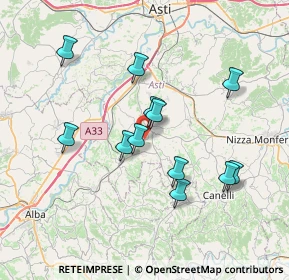Mappa Strada Loreto, 14055 Costigliole d'Asti AT, Italia (6.73667)