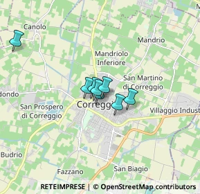 Mappa Via Conciapelli, 42015 Correggio RE, Italia (1.97818)