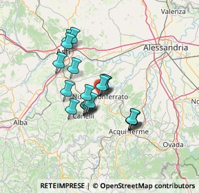 Mappa Corso Asti, 14049 Nizza Monferrato AT, Italia (10.207)