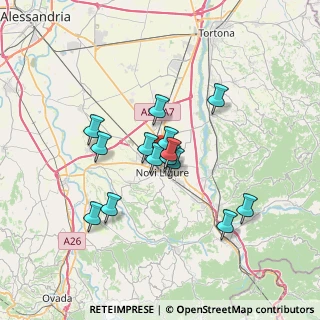 Mappa Strada Vecchia di Pozzolo, 15067 Novi Ligure AL, Italia (5.55786)