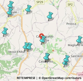 Mappa Via S. Salvario, 12050 Castellinaldo d'Alba CN, Italia (2.64615)