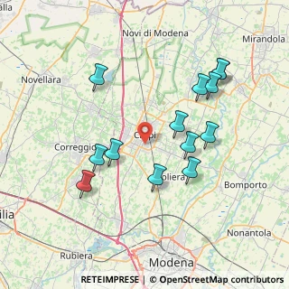 Mappa Via L. A. Muratori, 41012 Carpi MO, Italia (7.61462)