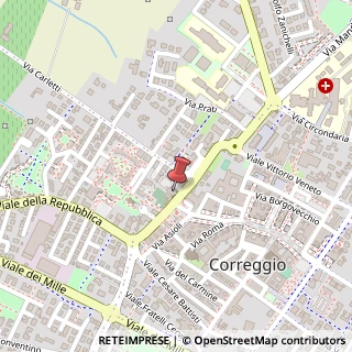 Mappa Via Circondaria, 5, 42015 Correggio, Reggio nell'Emilia (Emilia Romagna)