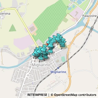 Mappa Via Forti Augusto, 44027 Migliarino FE, Italia (0.2355)