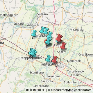 Mappa Viale Vittorio Veneto, 42015 Correggio RE, Italia (9.6585)