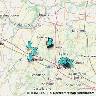 Mappa Viale Vittorio Veneto, 42015 Correggio RE, Italia (11.76222)