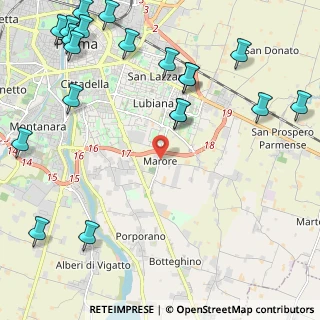 Mappa S.da del Lazzaretto, 43123 Parma PR, Italia (3.095)