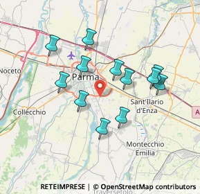Mappa S.da del Lazzaretto, 43123 Parma PR, Italia (6.47917)