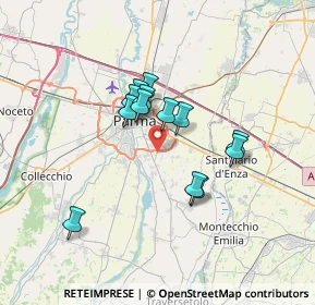 Mappa S.da del Lazzaretto, 43123 Parma PR, Italia (5.38615)