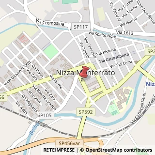 Mappa Piazza Giuseppe Garibaldi, 47, 14049 Nizza Monferrato, Asti (Piemonte)