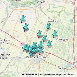 Mappa SP40, 42023 Bagnolo in Piano RE, Italia (6.799)