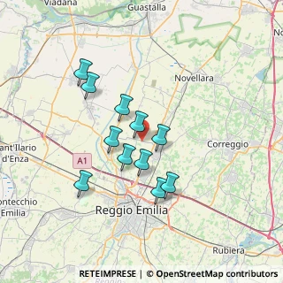 Mappa SP40, 42023 Bagnolo in Piano RE, Italia (5.92455)