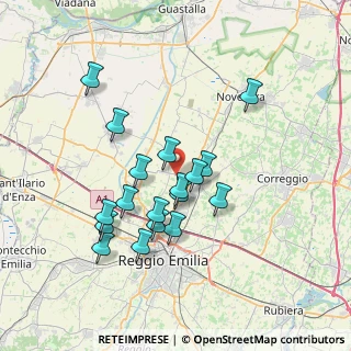 Mappa SP40, 42023 Bagnolo in Piano RE, Italia (6.58556)