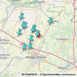 Mappa SP40, 42023 Bagnolo in Piano RE, Italia (6.67455)
