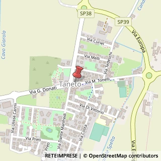 Mappa Via M. Tonelli, 1, 42043 Taneto RE, Italia, 42043 Gattatico, Reggio nell'Emilia (Emilia Romagna)