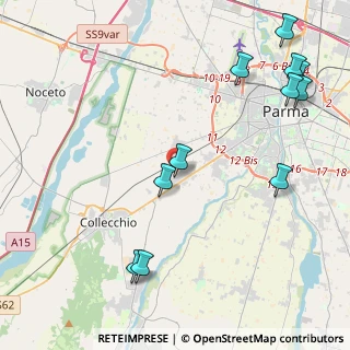 Mappa Via Maestri del Lavoro, 43044 Lemignano PR, Italia (5.37636)