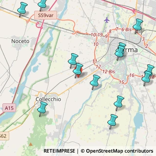 Mappa Via Maestri del Lavoro, 43044 Lemignano PR, Italia (5.59538)