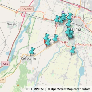 Mappa Via Maestri del Lavoro, 43044 Lemignano PR, Italia (3.984)