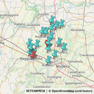 Mappa Piazza Giovanni Recordati, 42015 Correggio RE, Italia (11.1035)