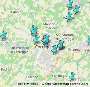 Mappa Via Jesi, 42015 Correggio RE, Italia (2.3235)