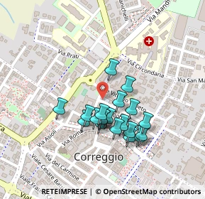 Mappa Via Jesi, 42015 Correggio RE, Italia (0.1825)