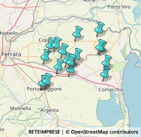 Mappa Via Valcesura, 44027 Migliarino FE, Italia (10.69889)