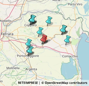 Mappa Via Valcesura, 44027 Migliarino FE, Italia (12.01556)