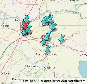 Mappa RA8, 44019 Ferrara FE, Italia (12.002)