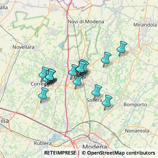 Mappa Corso Roma, 41012 Carpi MO, Italia (5.37588)