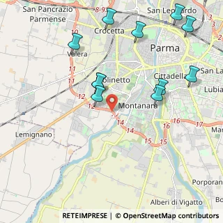 Mappa Tangenziale Sud, 43125 Parma PR, Italia (2.35273)
