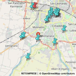 Mappa Tangenziale Sud, 43125 Parma PR, Italia (2.6115)